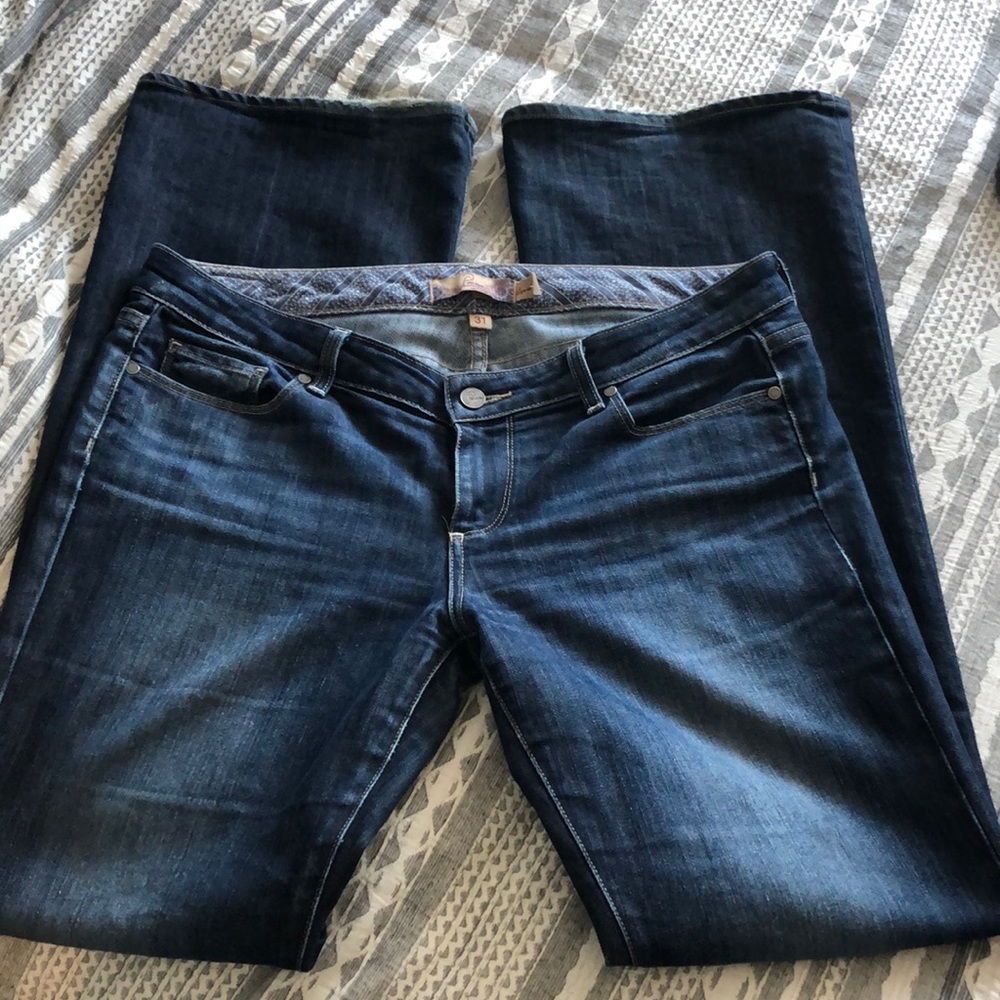 Paige Bootcut Laurel Canyon Jeans Sz 31